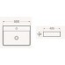 Santini Sophia Rectangle Above Counter Basin 1TH