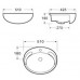 Santini Tanya Oval Semi Recessed Basin 